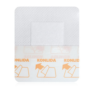 KONLIDA Sterile Drainage Tube Fixation Dressing Non-woven Fabric Medical Adhesive For Catheter Fixation - Product Image 1