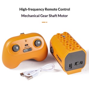 Compatible con la Educación Científica, Bloques de Construcción Mecánicos de Programación de Partículas Grandes, Accesorios de Motor USB Recargable - Product Image 4