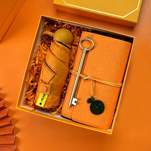 Ensemble de parapluies en stock, possibilité d'ajouter un logo, ensembles cadeaux de qualité pour les femmes, parapluie avec boîte cadeau, promotions et affaires - Product Image 6