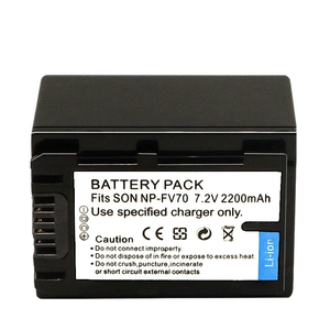Batterie Li-ion NP-FV70 NPFV70 pour caméscope <span class=keywords><strong>Sony</strong></span> <span class=keywords><strong>Handycam</strong></span> - Product Image 1