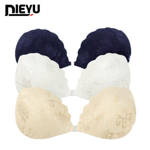 Nouveau <span class=keywords><strong>Soutien</strong></span>-<span class=keywords><strong>Gorge</strong></span> Push-Up Respirant en Dentelle avec Cache-Tétons en Silicone à Bretelle <span class=keywords><strong>Invisible</strong></span> et <span class=keywords><strong>Coque</strong></span> Monobloc Ultra-Fine - Product Image 1