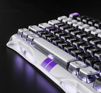 Clavier de jeu GravaStar Mercury V75 75% à effet Hall - Noir furtif et gris méca pour les jeux FPS