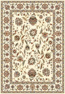 Tapis de zone écologique antidérapant en tissu Wilton tissé à la machine, à poils coupés, jacquard, pour salon et chambre à coucher - Product Image 2