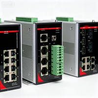 Switch PoE Industrial Gigabit Administrado para Riel DIN Cloudlink, 4 Puertos PoE + 4 Puertos de Cobre, Switch Ethernet con Soporte para VLAN