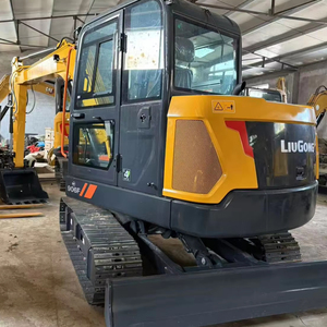 Nouvelle mini-excavatrice hydraulique Liugong 906F avec moteur Yanmar, 6 tonnes, nouvelle excavatrice sur chenilles pour travaux de terrassement - Product Image 1