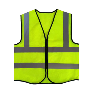 Gilet di Sicurezza Riflettente ad Alta Visibilità Rosso a Basso Prezzo per Lavoratori Edili - Product Image 2