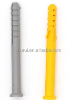 Tuyau d'expansion en plastique 6X30mm meilleurs ancrages en plastique bouchons à clous pour vis
