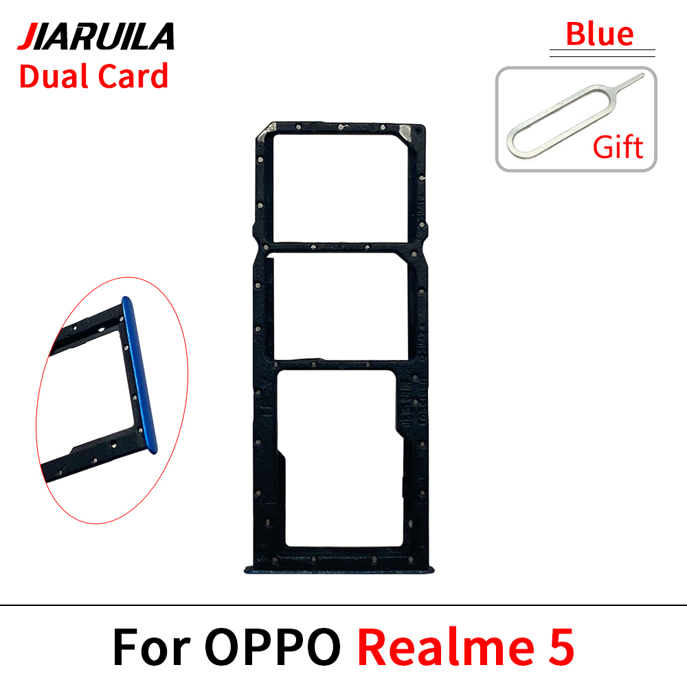 Pour Realme 5 bleu