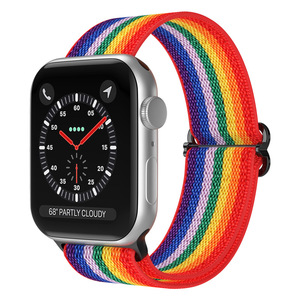 Bracelet de montre en nylon Tschick pour <span class=keywords><strong>Apple</strong></span> <span class=keywords><strong>Watch</strong></span> Series SE 10 9 8 <span class=keywords><strong>7</strong></span> 6, sangle de remplacement à boucle réglable pour le sport quotidien et les entraînements - Product Image 3