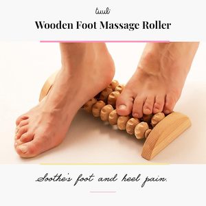 Masseur de pieds en bois avec fonction musicale, rouleau à picots pour soulager les tensions musculaires et améliorer la circulation sanguine - Product Image 4