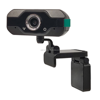 Meilleure caméra web USB HD 1080P avec capteur CMOS pour la diffusion en direct et la vidéoconférence avec audio bidirectionnel et rotation à 360°