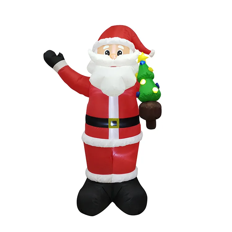 Promotional Mini Balloon Polyester 3.5Ft - 12Ft Inflatable Christmas Snowman For Decoration