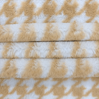 Tissu en flanelle douce à motif d'oiseaux imprimé sur mesure, fourrure en peluche pour couverture de bébé, vêtement, jouet, vêtements de maison