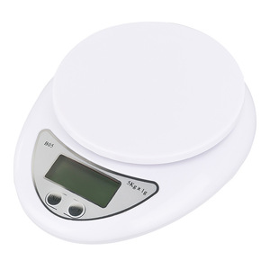 Langlebige Digitale Küchenwaage Hohe Präzision 5kg 7kg 10kg Gewichtsmessung Batteriebetrieben Aus Kunststoff Gefertigt - Product Image 3