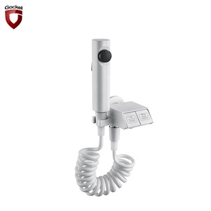 Juego de rociador de bidé de latón blanco de fábrica de Guangdong, kit de grifo pulverizador de inodoro montado en la pared con manguera - Product Image 6
