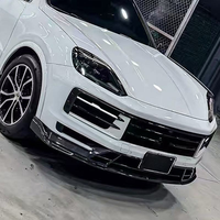 Cadre de phare antibrouillard en fibre de carbone sèche de haute qualité, garniture de style UBU, kit de carrosserie pour Porsche Cayenne Coupé 2018-