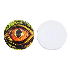 180 قطعة من كل عبوة نظارات عيون حيوانات برية مصنوعة من الكابوشون لدمية الصلصال عدة تماثيل يدوية - Product Image 3