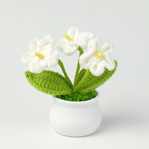 Pequeña Planta Artificial de Girasol Seco en Maceta para Decoración de Escritorio, Regalo de Graduación - Product Image 4
