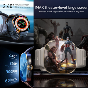 Tùy chỉnh nhà máy GPS thông minh xem với thẻ Sim Android 8.1 Smartwatch 480*480 hiển thị NFC thanh toán BT cuộc gọi theo dõi sức khỏe - Product Image 3