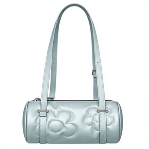 Bolso Bandolera Azul Claro para Mujer, Bolso de Hombro con Cierre de Cremallera, Correa Ajustable, para Uso Diario, Viajes, Estilo Bohemio, Floral - Product Image 1