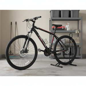 <span class=keywords><strong>Soporte</strong></span> de Estacionamiento para Bicicletas en Forma de L, Resistente y Estable, con Patas de Goma Antideslizantes, Diseño Desmontable para Bicicletas de 12-27.5 Pulgadas, para Hogar y Tienda - Product Image 4