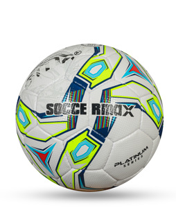 Ballon de football professionnel de haute qualité en cuir PU, gonflé, emballé, pour sport d'équipe, thermique - Product Image 1