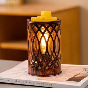 Wax Melts Warmer white Metal Forest Design Fragrance Oil Warmer Lamp <span class=keywords><strong>per</strong></span> lo yoga domestico - Product Image 4