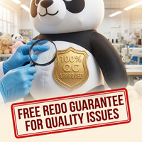 Costume de mascotte Panda en peluche super doux personnalisé avec logo JN 2.2 M 2.6M pour adulte unisexe, performance scénique d'Halloween