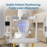Unidad de Rayos X Dental Panorámica de Alta Definición con Sensor Digital HD y Sistema de Posicionamiento de 3 Láseres para un Diagnóstico Oral Preciso, Certificación CE