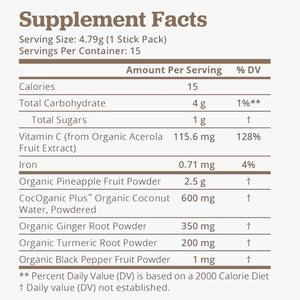Jugo en Polvo <span class=keywords><strong>de</strong></span> Piña, Jengibre y Cúrcuma <span class=keywords><strong>de</strong></span> Fábrica, Apoya la Digestión y el Bienestar, Defensas Diarias, Promueve el Suplemento <span class=keywords><strong>de</strong></span> Jugo Integral - Product Image 3