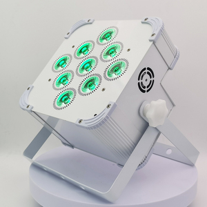 9x18W Rechargeable RGBWAUV LED Par Projecteurs Alimenté par Batterie avec Télécommande IR pour Apple Android pour DJ Disco Parties - Product Image 5