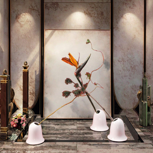 Vase en céramique émaillée de style <span class=keywords><strong>japonais</strong></span> Jianshan, base originale pour arrangement floral Zen - Product Image 2