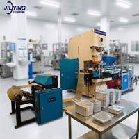 J & Y Vente à Chaud Machine de Fabrication de Vaisselle en Aluminium Conteneurs Emballage de Boîte en Fer-blanc de Qualité Alimentaire Machine-conteneur-feuille d'Aluminium
