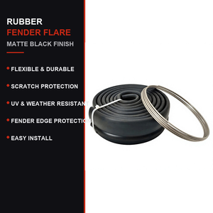 Pelindung Lumpur Roda Karet Universal 45mm, Fender Flare Lebar, Ekstensi Fender, Cocok untuk SUV dan Truk 4x4 Off Road Universal - Product Image 2