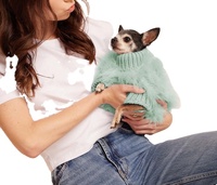 INS – pull de luxe pour chien, Style Dowager, pour animaux de compagnie, automne et hiver, chaud, fourrure pour chien, dame, luxe, chat, chien