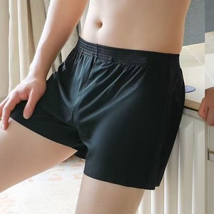 Pantalones de <span class=keywords><strong>Pijama</strong></span> para <span class=keywords><strong>Hombre</strong></span>, de Seda de Hielo, Finos, Holgados, Sin Costuras, de Secado Rápido, Transpirables, Sólidos, para Todas las Temporadas - Product Image 4