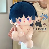 Offre Spéciale 40cm Genshin Impact Cute Anime Fabric Doll KPOP Naked Cotton Plushies OEM Cadeaux personnalisables avec remplissage en coton PP