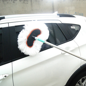 Lave-auto avec poils doux, manche rétractable de 128 cm pour le nettoyage des véhicules - Product Image 2