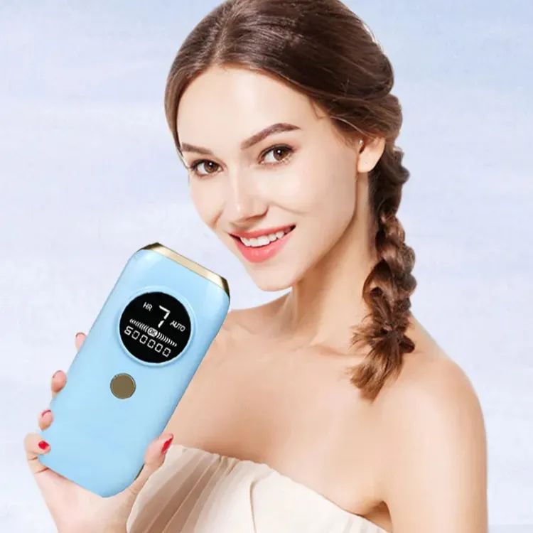 Dropshipping 7 Level Home Portable Beauty Mini Device Body Armpit Permanent Painless Plug In IPL Laser Light Hair Removal Device