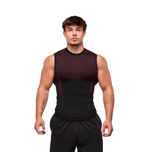 Maglietta <span class=keywords><strong>da</strong></span> <span class=keywords><strong>Uomo</strong></span> <span class=keywords><strong>in</strong></span> <span class=keywords><strong>Pile</strong></span> Traspirante Slim-Fit con Stampa 3D, Anti-umidità, Aderente, per Fitness, Corsa e Allenamento - Product Image 2