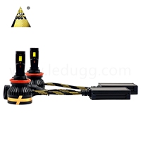 Ampoules de phare LED 200W H7 H11 9005 H4 |   Éclairage LED ultra-lumineux pour voiture |   Compatible Canbus |   Kit de mise à niveau Plug & Play UG7 pour phares