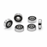 Rodamiento R SR168 Abierto ZZ 2RS de Acero Inoxidable, Rodamientos de Bolas de Ranura Profunda, Alta Velocidad, Bajo Ruido
