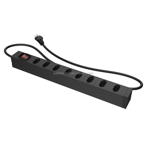 PDU Modular Profesional para Gabinete 1U de 19 Pulgadas con 8 Tomas de Corriente, Unidad de Distribución de Energía de Alta Calidad para el Mercado Brasileño - Product Image 5