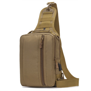 Outdoor Bag Multi-functional Chest Bag for Men Single Shoulder Diagonal <b>Backpack</b>, Camouflage Tactical <b>Backpack</b>, Sports Bag - Product Image 4
