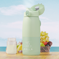 Chauffe-Biberon Intelligent et Portable Électrique Sans Fil pour Voyages en Extérieur, Réchauffement Rapide du Lait et des Repas de Bébé