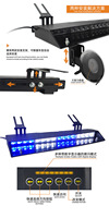 Lumière stroboscopique LED haute luminosité pour visière de voiture, lumière stroboscopique LED pour visière de véhicule d'urgence