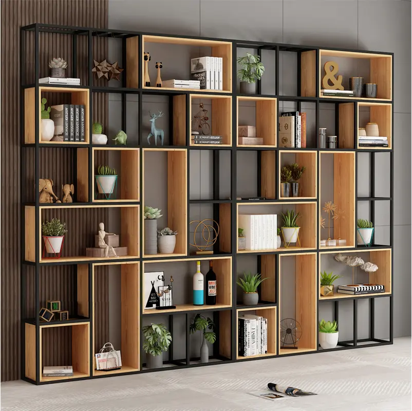 2021 Hot Sale High Quality Bookcase Wooden Bookshelf for Home Hotel Office