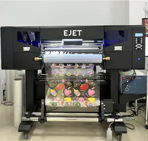 60cm uv dtf printer with laminator A3 digital inkjet 3d uv dtf film sticker printer with varnish for glass bottles