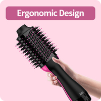 Brosse électrique démêlante personnalisée en poils de sanglier Tangle Teezer pour cheveux bouclés, sèche-cheveux et lisseur pour femmes