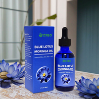 Huile de Lotus Bleue Personnalisée pour la Méditation, l'Aromathérapie Spirituelle, l'Hydratation, l'Éclaircissement, Huile Essentielle Herbacée pour Bébé